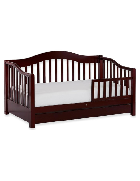 Cama de Día para Niños Dream On Me Cereza - Barandilla Removible