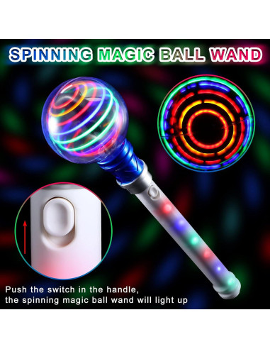 Varitas Mágicas Iluminadas LED Zhanmai 35.56 cm - 2 Pcs