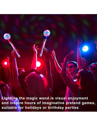 Varitas Mágicas Iluminadas LED Zhanmai 35.56 cm - 2 Pcs