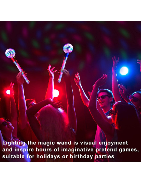 Varitas Mágicas Iluminadas LED Zhanmai 35.56 cm - 2 Pcs