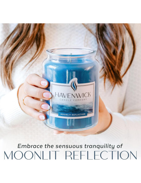 Vela Aromática Havenwick 22 oz Reflexión Lunar Soja