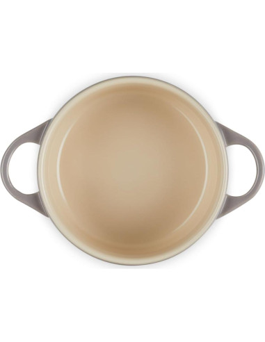 Mini Cocotte Redonda Le Creuset 24 oz Cerámica Ostra