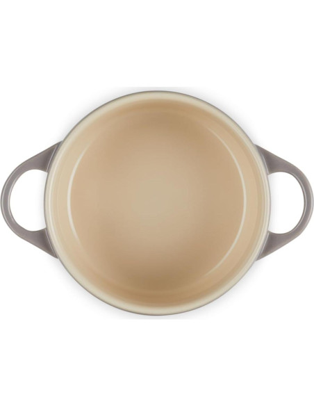 Mini Cocotte Redonda Le Creuset 24 oz Cerámica Ostra