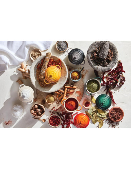 Mini Cocotte Redonda Le Creuset 24 oz Cerámica Ostra