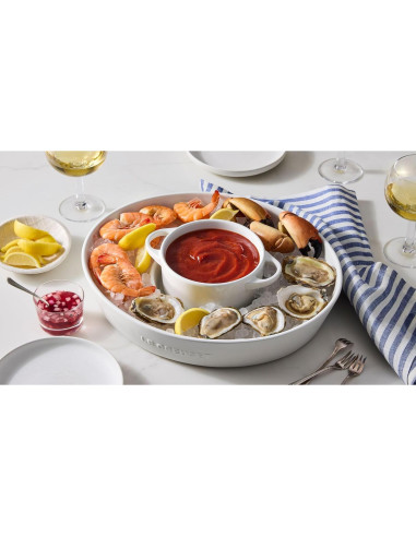 Mini Cocotte Redonda Le Creuset 24 oz Cerámica Ostra