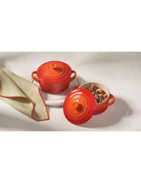 Mini Cocotte Redonda Le Creuset 24 oz Cerámica Ostra