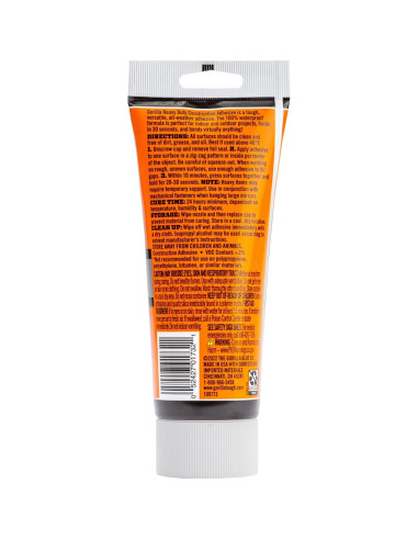 Adhesivo de Construcción Gorilla 7 Onzas - Resistente al Agua