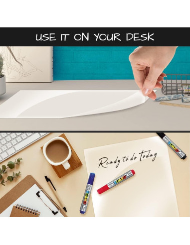 Rollos Adhesivos Transparentes para Pared 45.7x198.1cm HA SHI