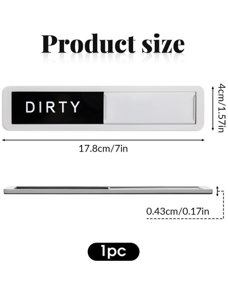 Imán de Lavavajillas Limpio Sucio Yuomeaz Acero Inoxidable