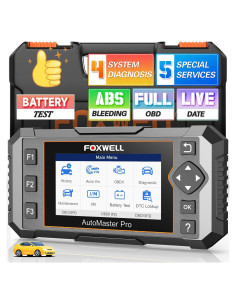 Escáner OBD2 FOXWELL NT614 Elite con 5 Funciones de Reinicio
