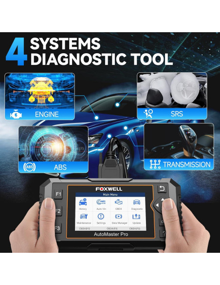 Escáner OBD2 FOXWELL NT614 Elite con 5 Funciones de Reinicio