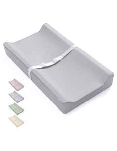 Almohadilla Cambiadora Impermeable Blissful Gris Claro 79.38x40.64cm