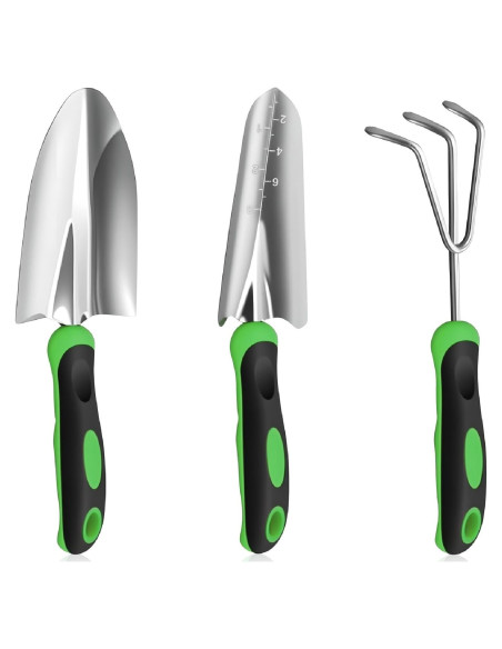 Juego de Herramientas de Jardín Monkrict 3 Piezas Ergonómico