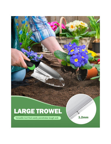 Juego de Herramientas de Jardín Monkrict 3 Piezas Ergonómico