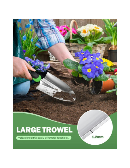 Juego de Herramientas de Jardín Monkrict 3 Piezas Ergonómico