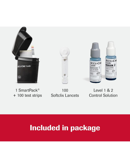 Kit de Monitoreo de Glucosa Accu-Chek Softclix - 100 Lancetas y Tiras