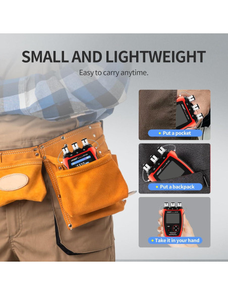 Medidor de Potencia Óptica NOYAFA NF-919 3 en 1 con Localizador