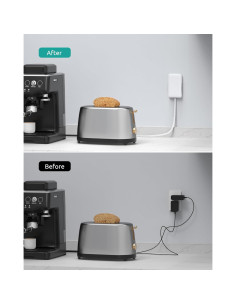 Cordón de Extensión NUTICT 1.83m 3 Salidas Blanco Protector 2