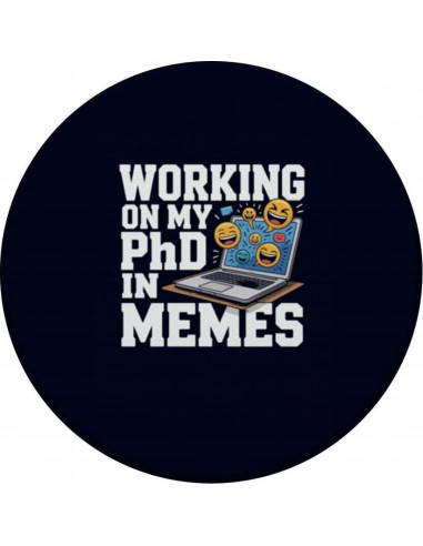 PopSockets Adhesivo PopGrip PhD en Memes Humor Sarcástico