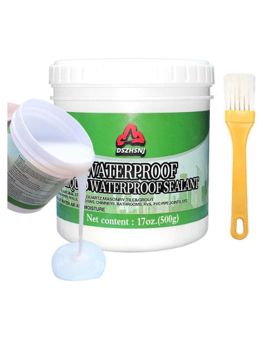 Sellador Impermeable Líquido DSZHSNJ 500g Adhesivo Transparente