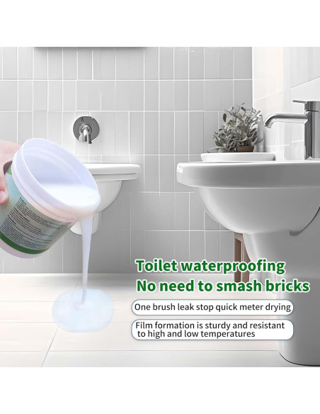 Sellador Impermeable Líquido DSZHSNJ 500g Adhesivo Transparente