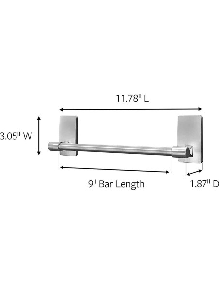 Barra de Toallas Command con Tiras Resistentes al Agua