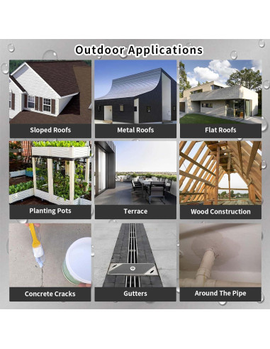 Sellador Impermeable Líquido DSZHSNJ 500g Adhesivo Transparente