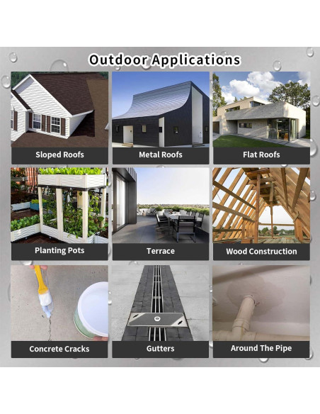 Sellador Impermeable Líquido DSZHSNJ 500g Adhesivo Transparente