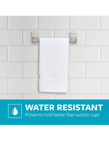 Barra de Toallas Command con Tiras Resistentes al Agua
