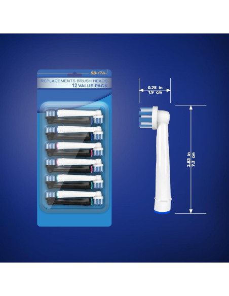 Cabezas de cepillo de dientes Oral B Purthmile 12 piezas