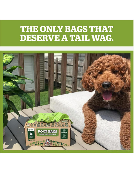 Bolsas Compostables para Mascotas Pogi - 120 Unidades Extra Grandes