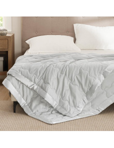 Manta Ligera Bedsure Twin XL Gris 167.64x228.6 cm 2