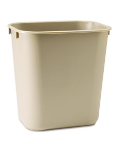 Cesto de Basura Rubbermaid 12.25L Beige Plástico para Oficina