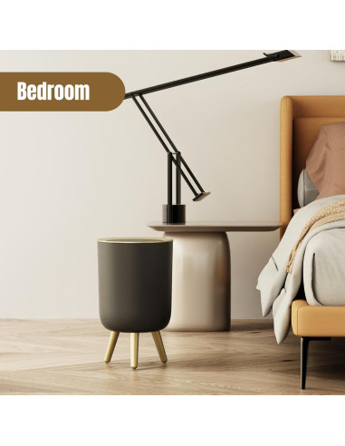 Papelera Automática URALFA 7L con Sensor de Movimiento Negra