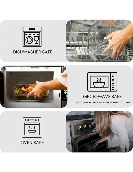 Contenedor de Almacenamiento de Vidrio Razab 2700ml con Tapa Ventilada