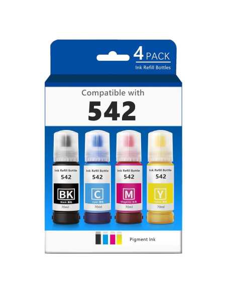 Recarga de Tinta Cian Magenta Amarilla Oranysty 70ml para Epson