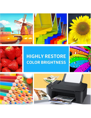 Recarga de Tinta Cian Magenta Amarilla Oranysty 70ml para Epson