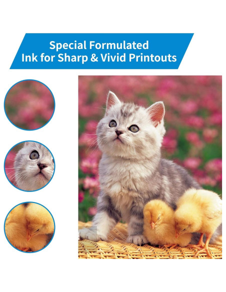 Recarga de Tinta Cian Magenta Amarilla Oranysty 70ml para Epson