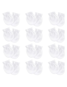 Manoplas para Bebés Recién Nacidos AQOKKA Algodón Orgánico 0-6 Meses