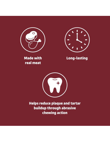 Palitos de piel cruda Amazon 70 unidades 0.49 kg sabor pollo