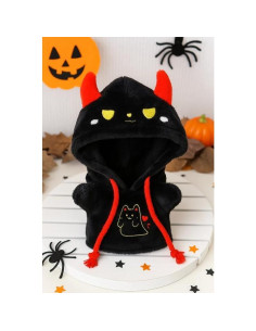 Conjunto de Disfraz de Halloween para Muñecas 17cm - Negro 2