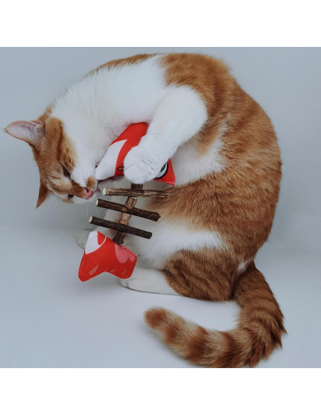 Juguetes Interactivos para Gato Miwoowim - 3 Peces de Silvervine