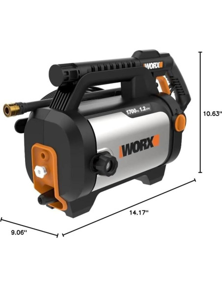 Lavadora a Presión Eléctrica Worx 1700 PSI 1.4 GPM WG602