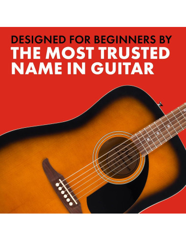 Guitarra Acústica Fender California Debut Redondo Sunburst