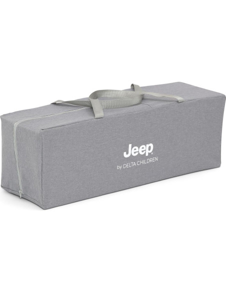 Cuna de viaje y moisés compacto Jeep Horizon 2 en 1 Gris