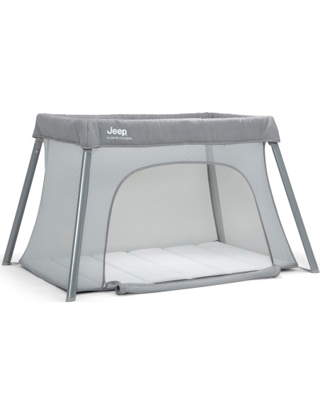 Cuna de viaje y moisés compacto Jeep Horizon 2 en 1 Gris