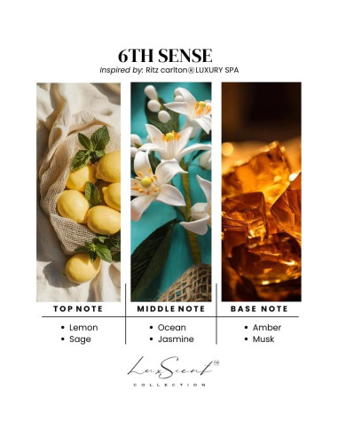 Aceite Difusor de Aroma 1200ML Colección Luxscent 6Th Sense