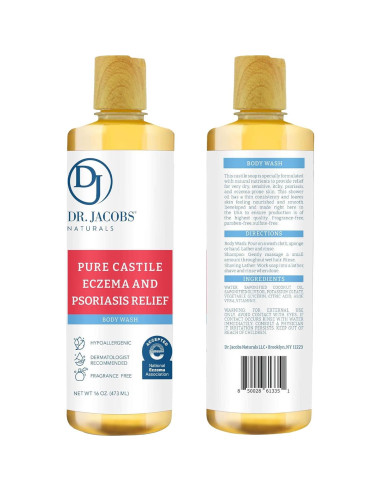 Jabón de Castilla Hipoalergénico Dr. Jacobs 473 ml Sin Fragancia