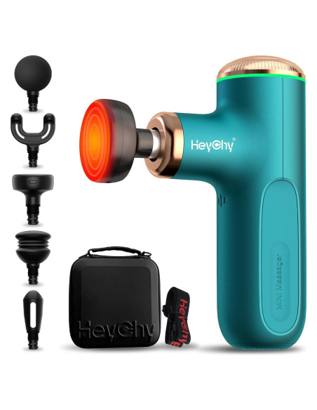 Pistola de Masaje HEYCHY CUTE X MAX-GR con Calor y 5 Velocidades