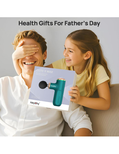 Pistola de Masaje HEYCHY CUTE X MAX-GR con Calor y 5 Velocidades